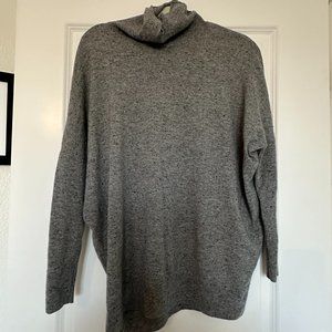 Cos Women's Grey Wool Turtleneck Sweater Size Small